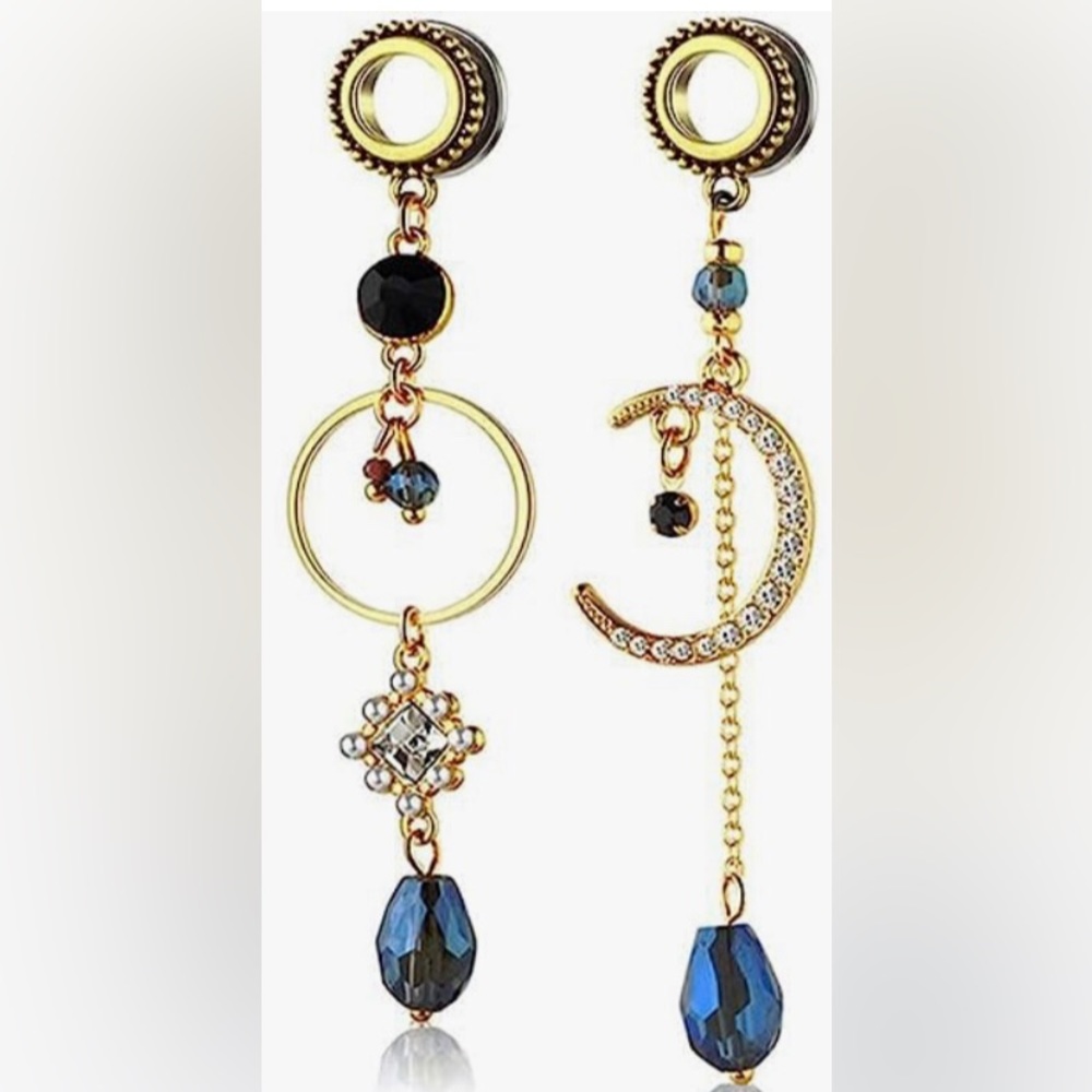 NWOT: 0g (8mm) Dangling Earrings